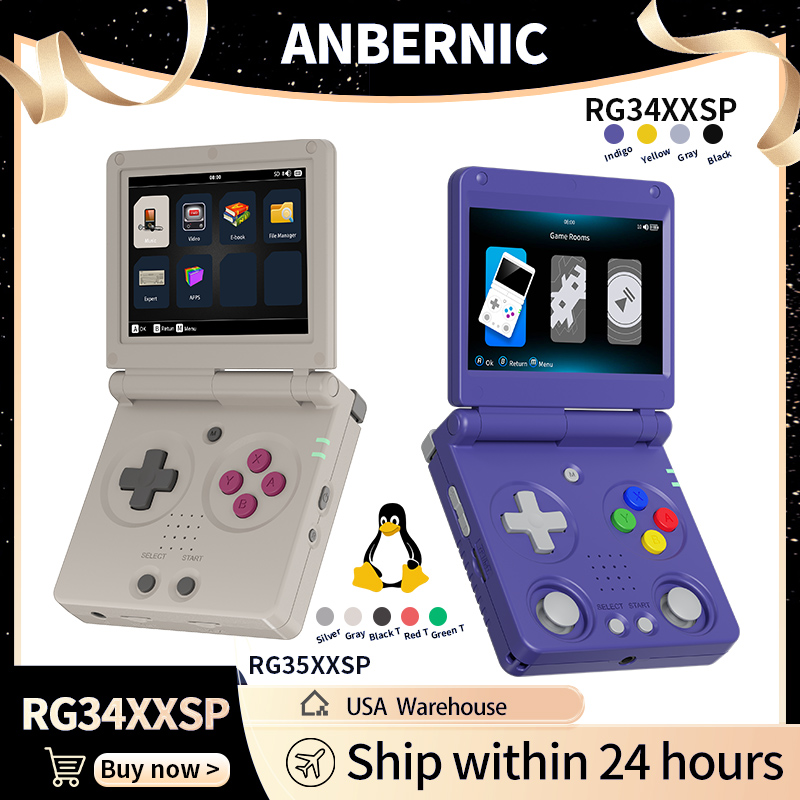 Retro Gaming Kiosk - Anbernic RG34XXSP RG35XXSP Consola de juegos