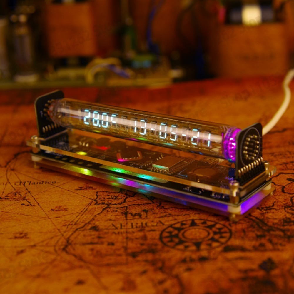 Retro Gaming Youtube - Reloj de tubo fluorescente VFD IV-27