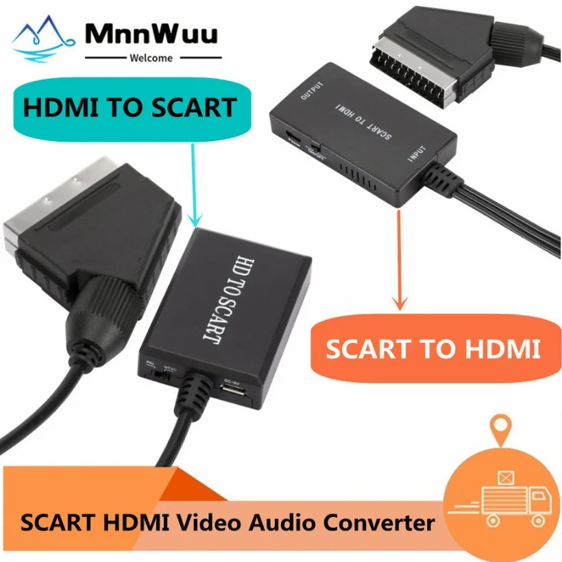 Convertidor de Audio y vídeo C - Scart To Hdmi reseña y precio