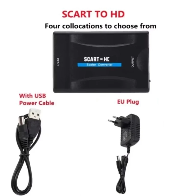 Convertidor de SCART a HD con  - Scart To Hdmi reseña y precio