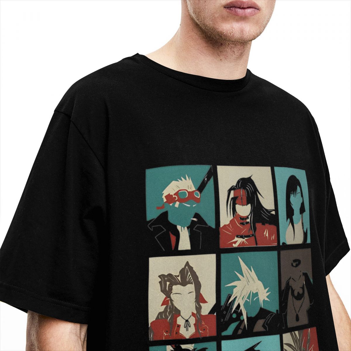 Camiseta de fantasía Final 7 p - Retro Gaming T Shirt reseña y precio